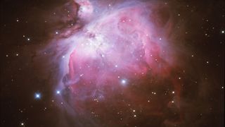 The Great Orion Nebula, in the constellation Orion.