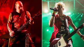 [L-R] Kerry King and Deryck Whibley