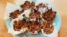 Homemade snacks on a plate