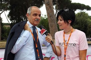 The President of Italian Cycling, Renato di Rocco was present at the first stage