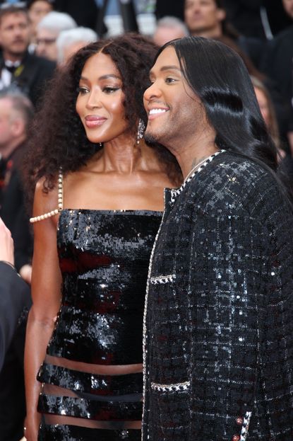 Law Roach Styles Naomi Campbell in Vintage Chanel for Cannes 2024 ...