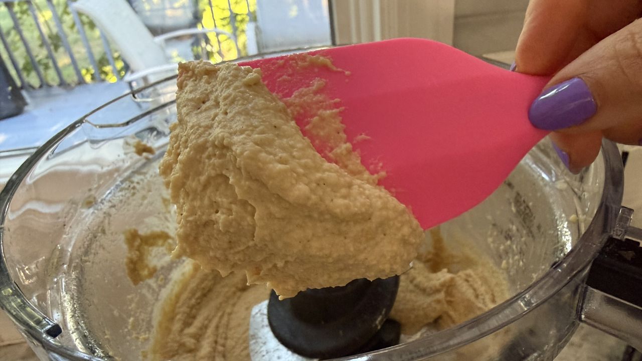 Ninja CrushBOSS making hummus