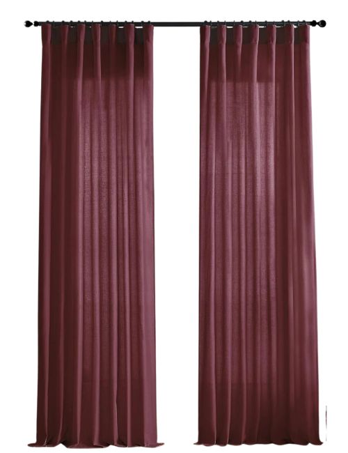 Hokku Designs the Sheer Burgundy Curtains