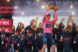 Giro dItalia 2020 103th Edition 21th stage Cernusco sul Naviglio Milano 157km 25102020 Tao Geoghegan Hart GBR Team Ineos photo Ilario BiondiBettiniPhoto2020
