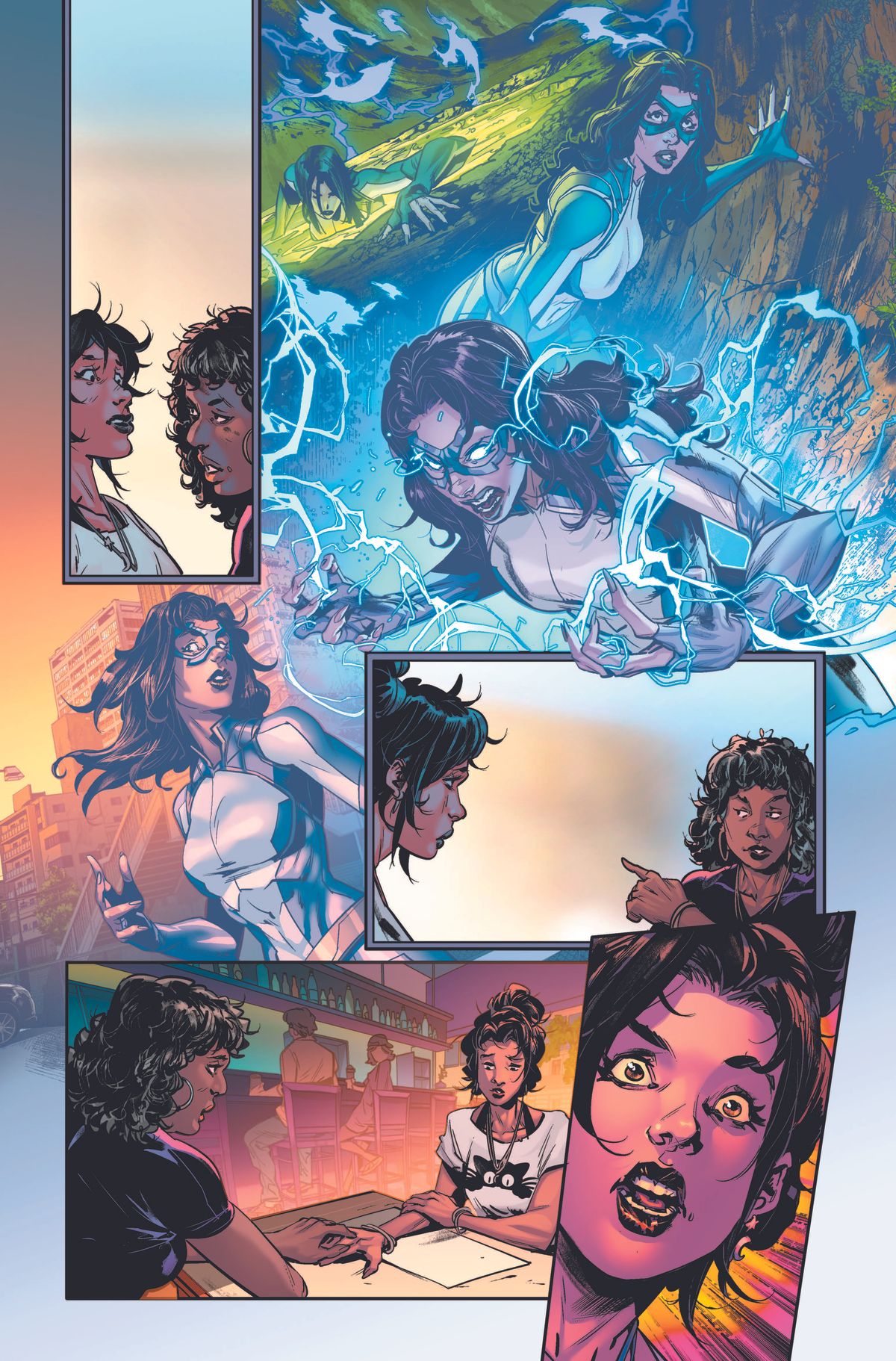 Art from Titans: Beast World: Metropolis #1