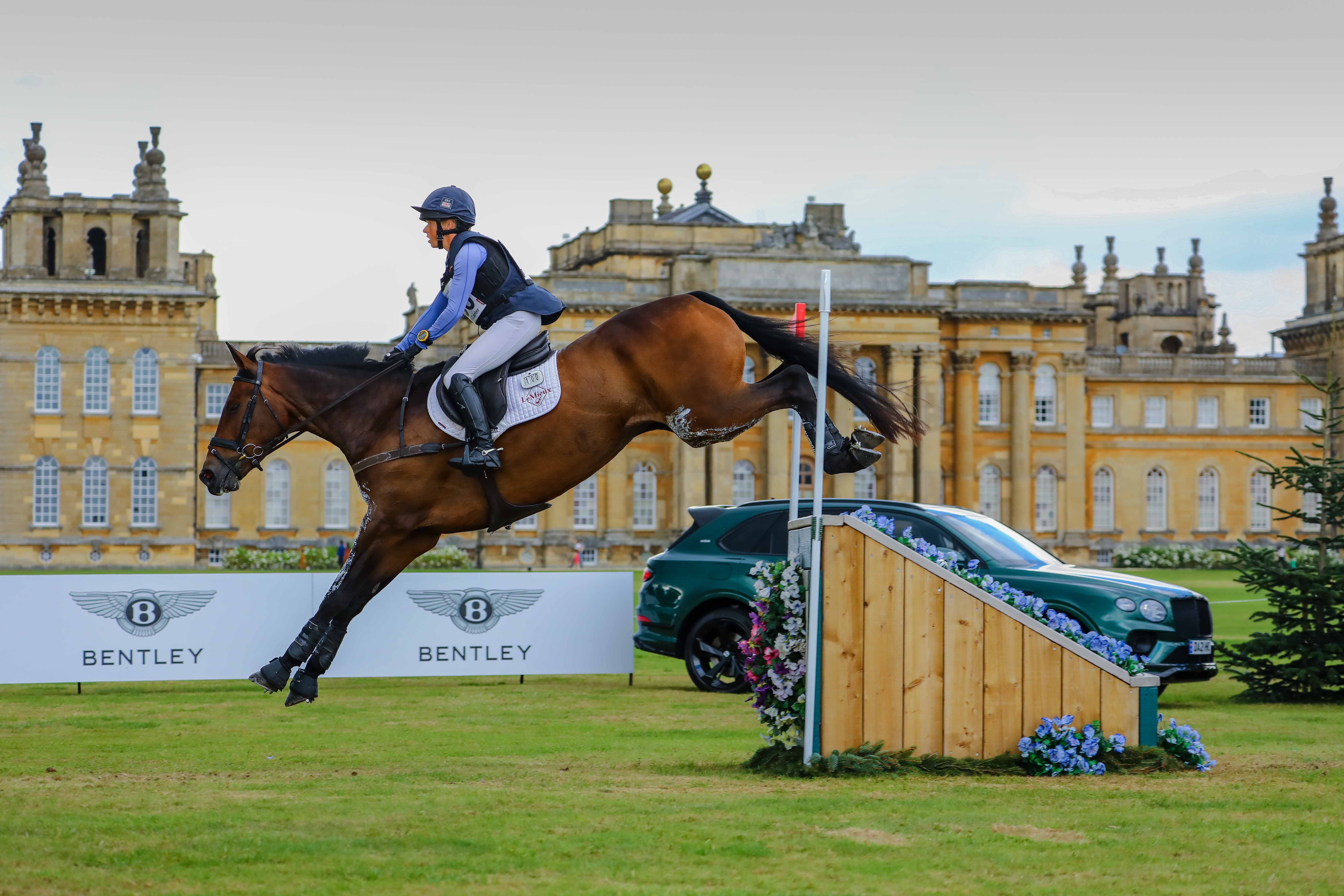 Blenheim horse trials cross-country: Ros Canter and Lordships Graffalo
