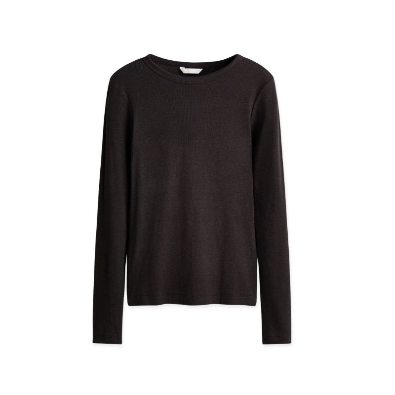 H&amp;amp;M long sleeve brown top