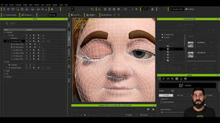 Animation of Lewis Capaldi in 3D software