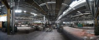 70,000 square meter space, a former refrigerator factory built in 1953