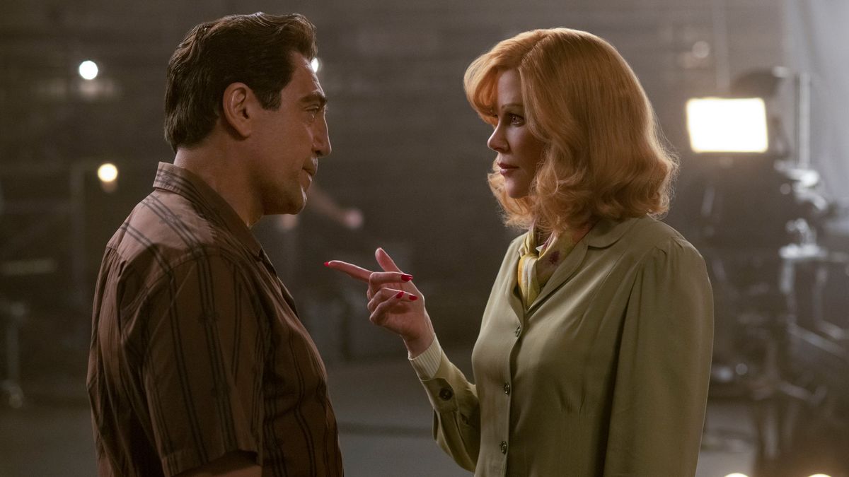 Javier Bardem and Nicole Kidman in &#039;Being the Ricardos&#039;.