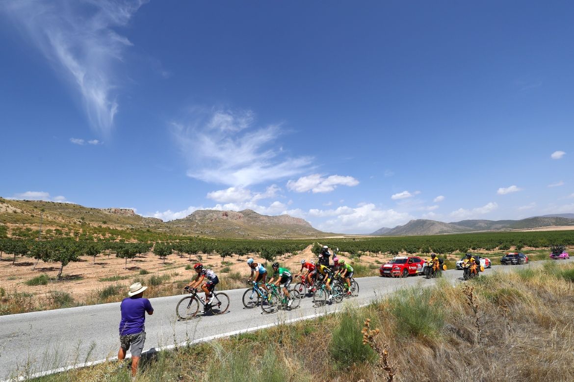 The early break on stage 7 of the Vuelta a Espana.
