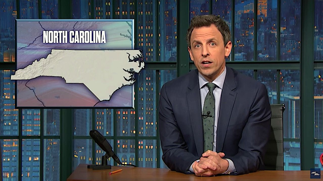 Seth Meyers runs down the naked power grab in North Carlolina