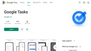 Website screenshot for Google Tasks