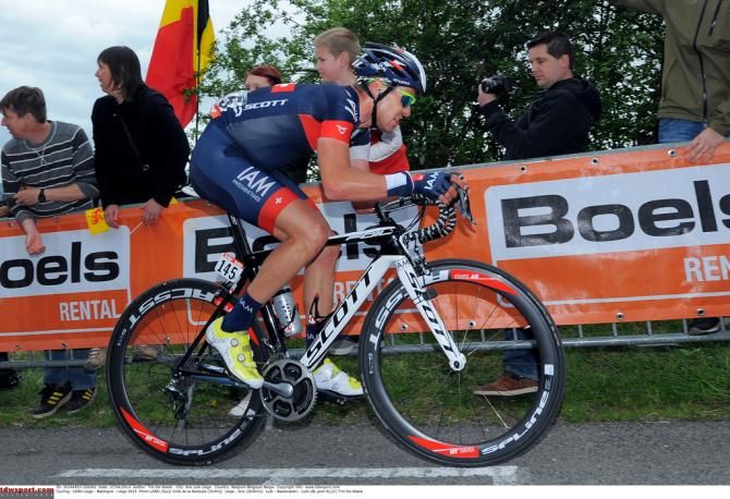 Pirmin Lang (IAM Cycling) was present i nthe break