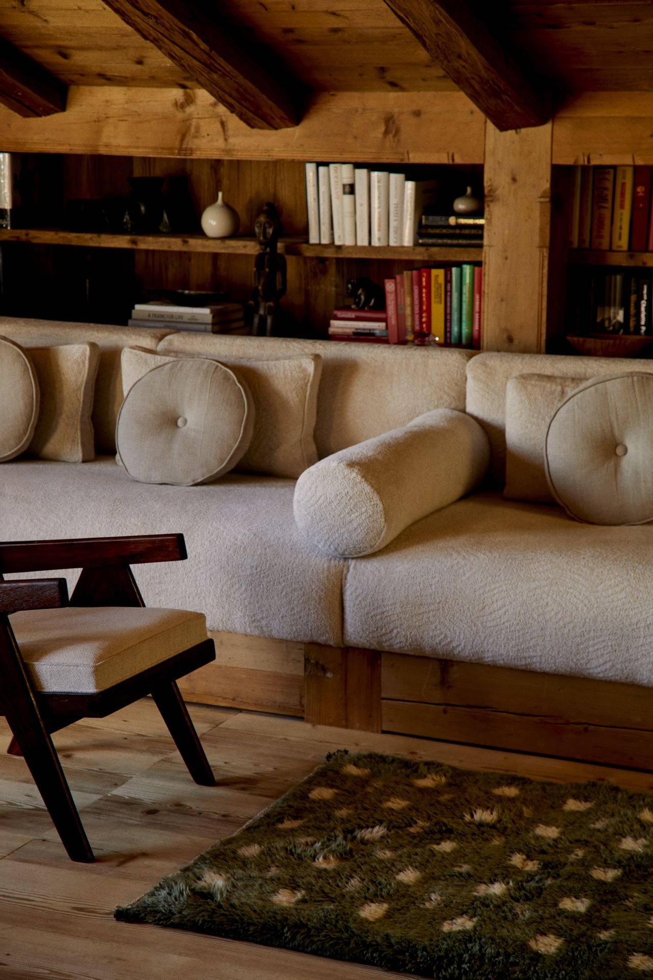 Moroccan rugs in Swiss chalet
