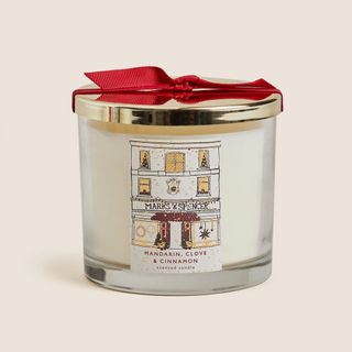 A winter spiced candle for Christmas by M&S