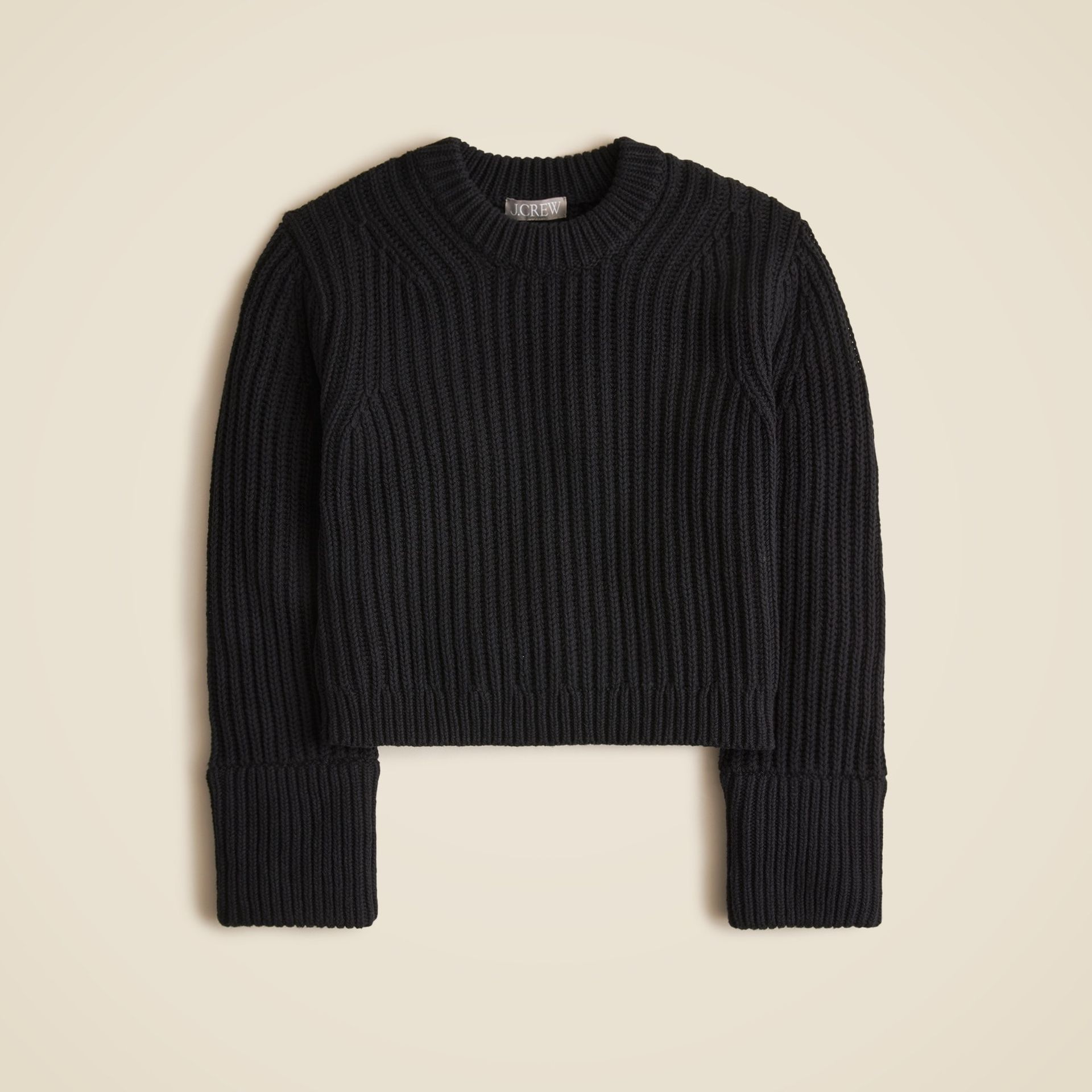 Heritage Cotton Fisherman Crewneck Sweater