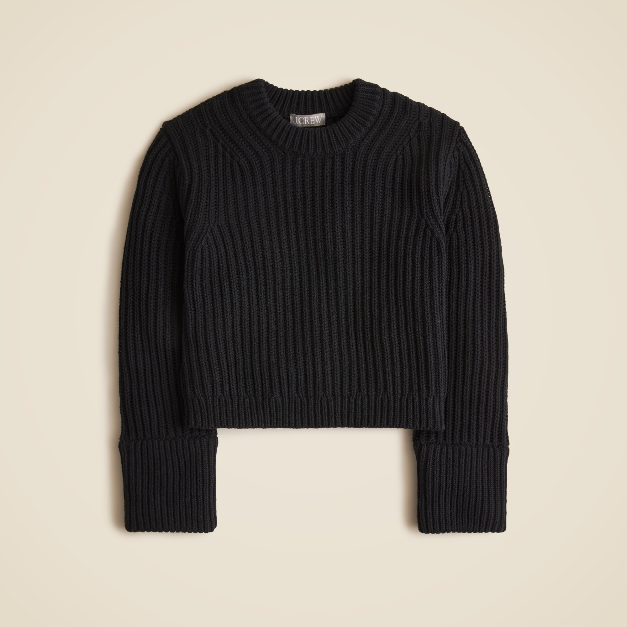 Heritage Cotton Fisherman Crewneck Sweater