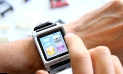 The TikTok watch allows users to clip a Nano in, like a ski boot, while the LunaTik makes the iPod a more permanent timepiece.