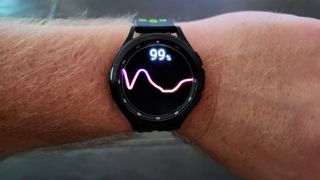 Heart rate monitor test on the Samsung Galaxy Watch 4