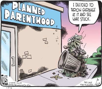 Editorial Cartoon U.S. Planned Parenthood