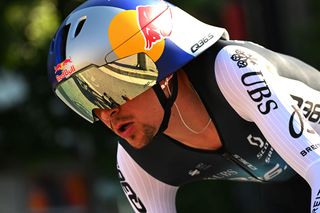 TIRANA ALBANIA MAY 10 Thomas Pidcock of Great Britain and Team Q365 Pro Cycling competes during the 108th Giro dItalia 2025 Stage 2 a 137km individual time trial stage from Tirana to Tirana UCIWT on May 10 2025 in Tirana Albania Photo by Tim de WaeleGetty Images