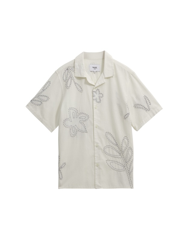 Didcot floral shirt in Ecru 