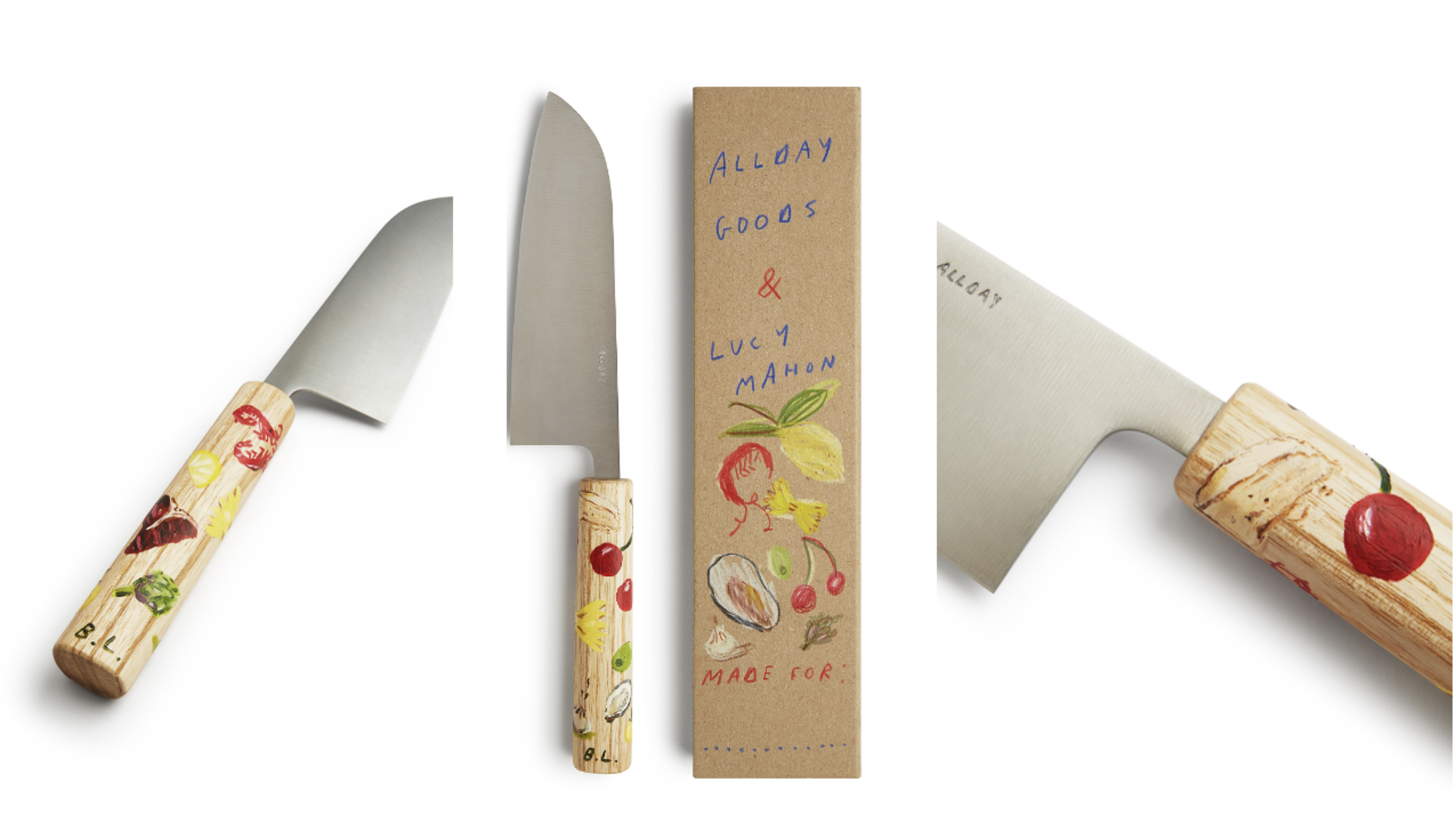 Allday Goods x Lucy Mahon knife collection