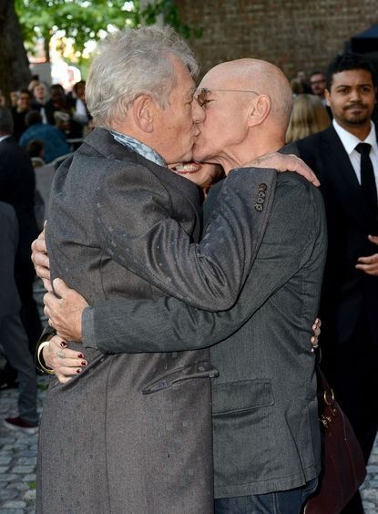 Ian McKellen and Patrick Stewart 