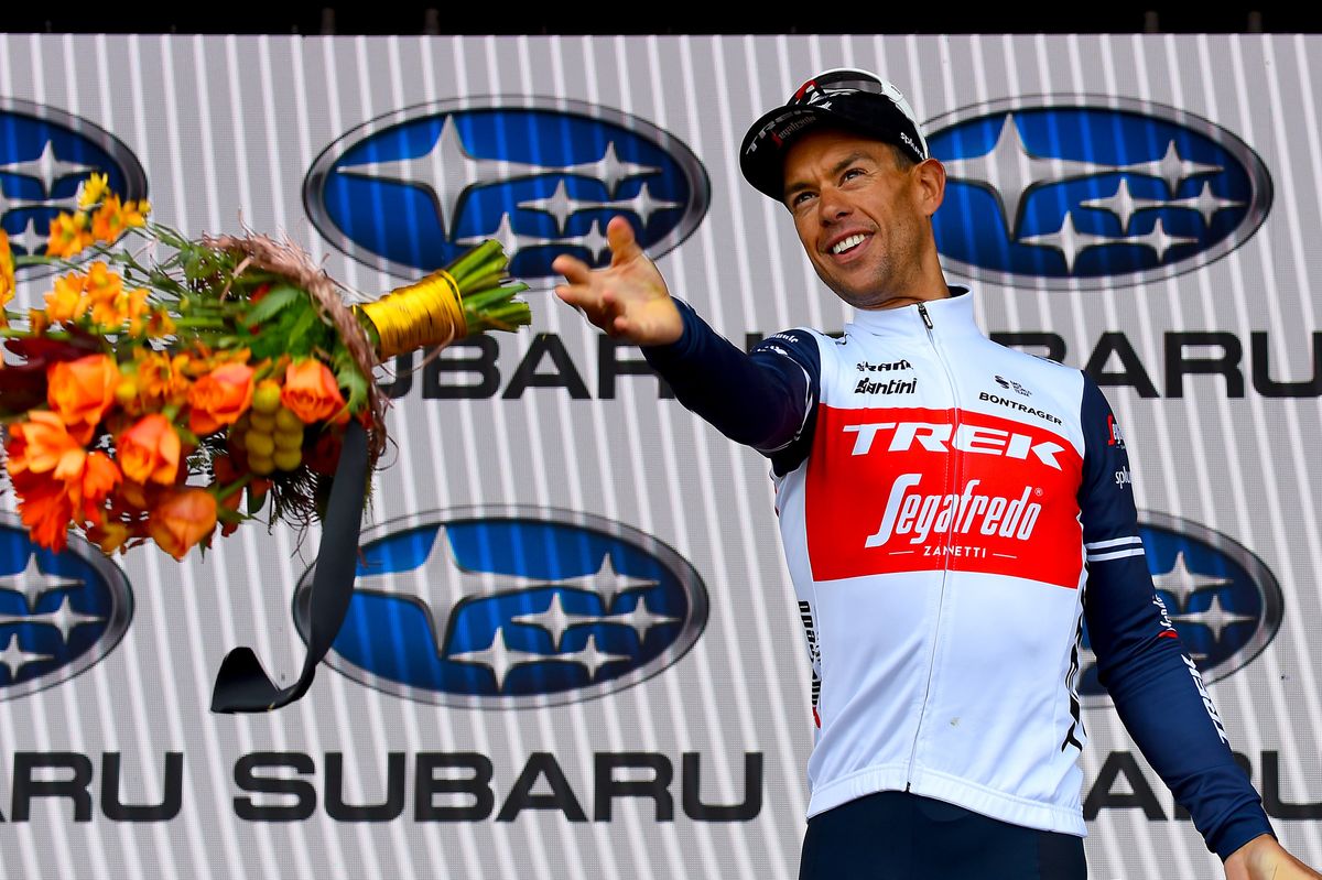 Richie Porte on the stage 3 podium