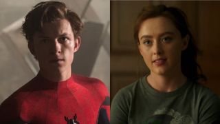 Tom Holland as Spider-Man and Kathryn Newton as Cassie Lang