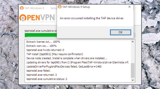 failed to install tap adapter windows 10 microsoft toolkit