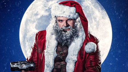 David Harbour in poster for "Violent Night" movie (2022)