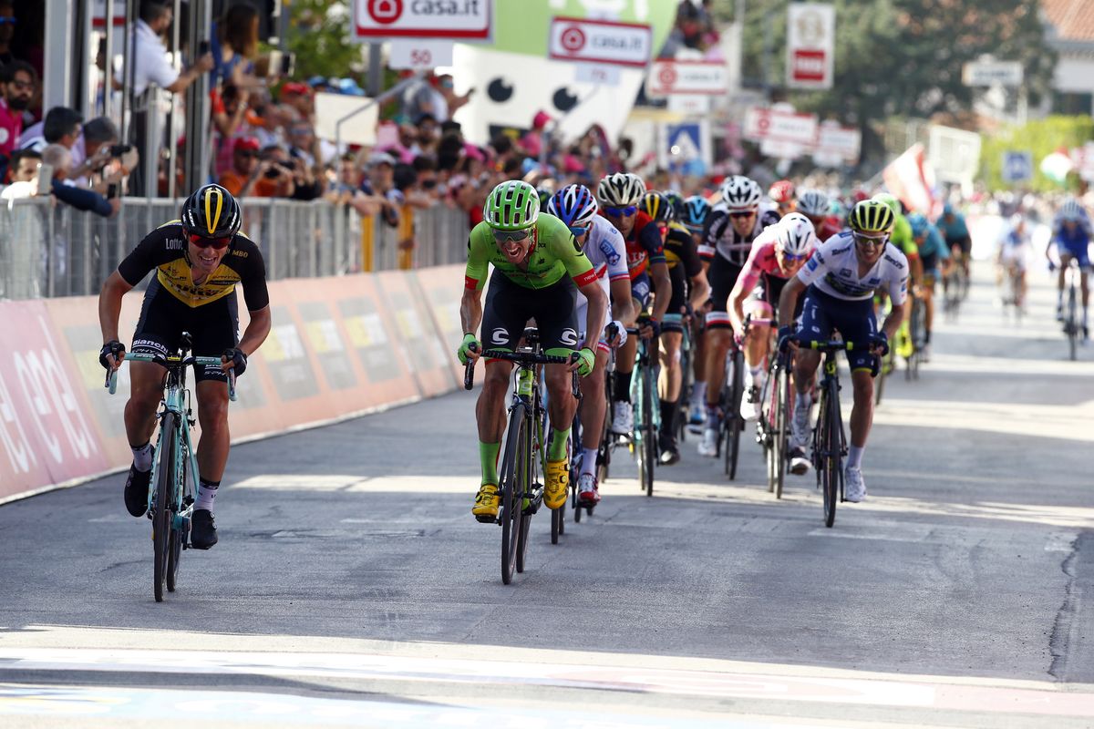 The sprint from the field