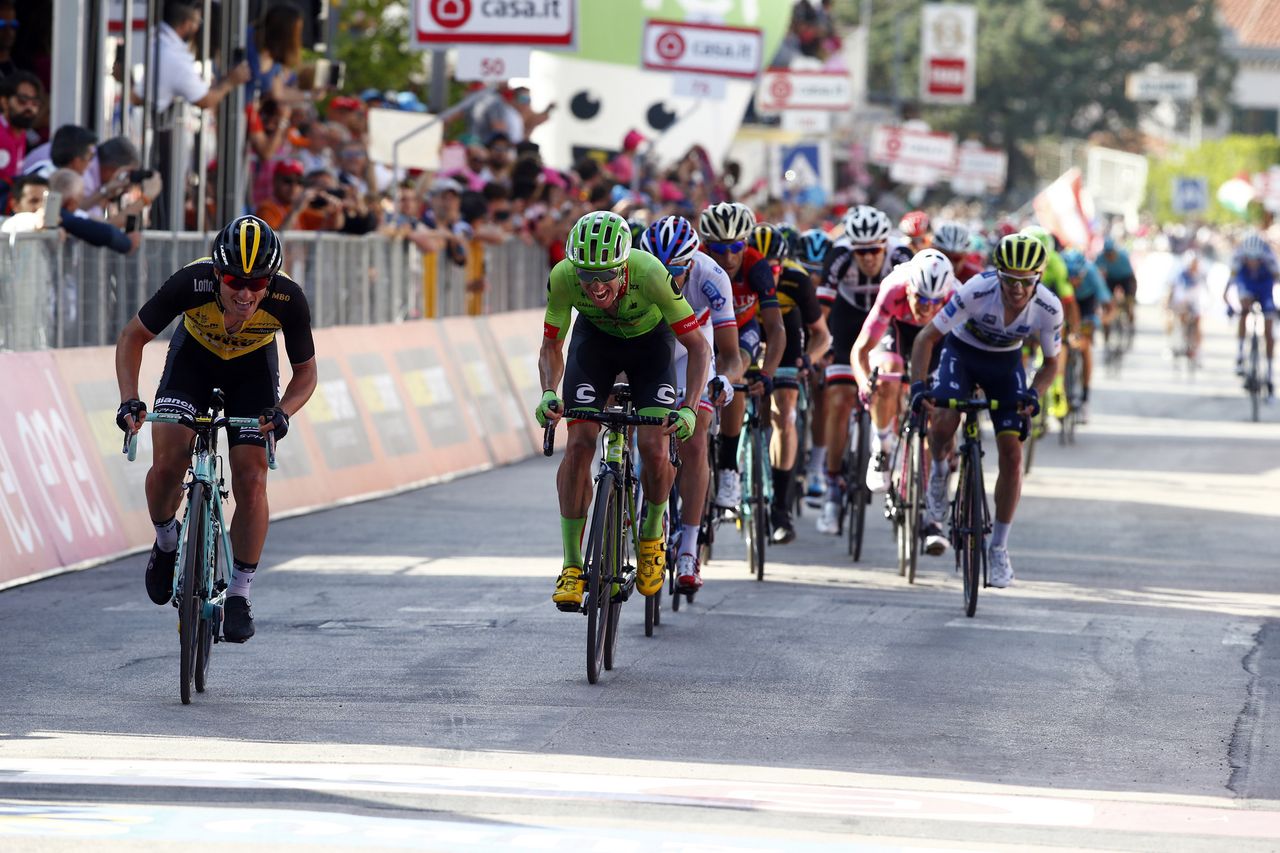 The sprint from the field