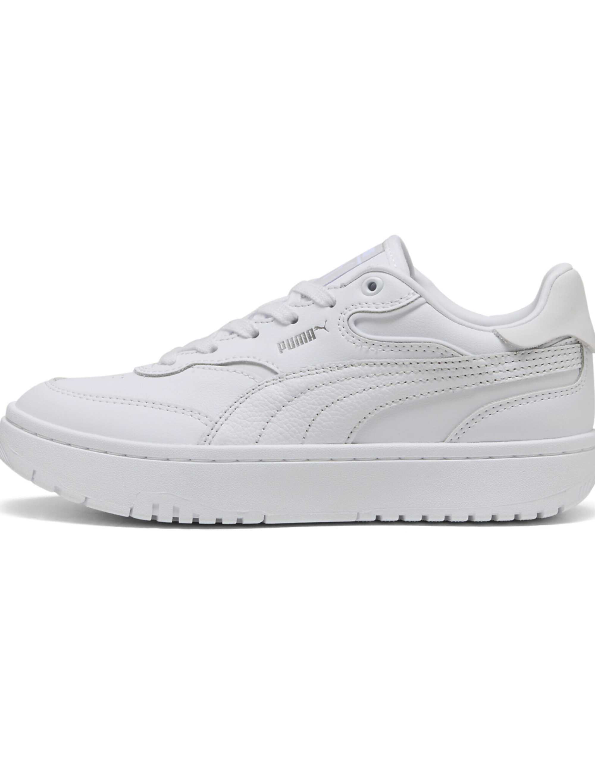 Puma Cali Sylva Leather Trainers in White