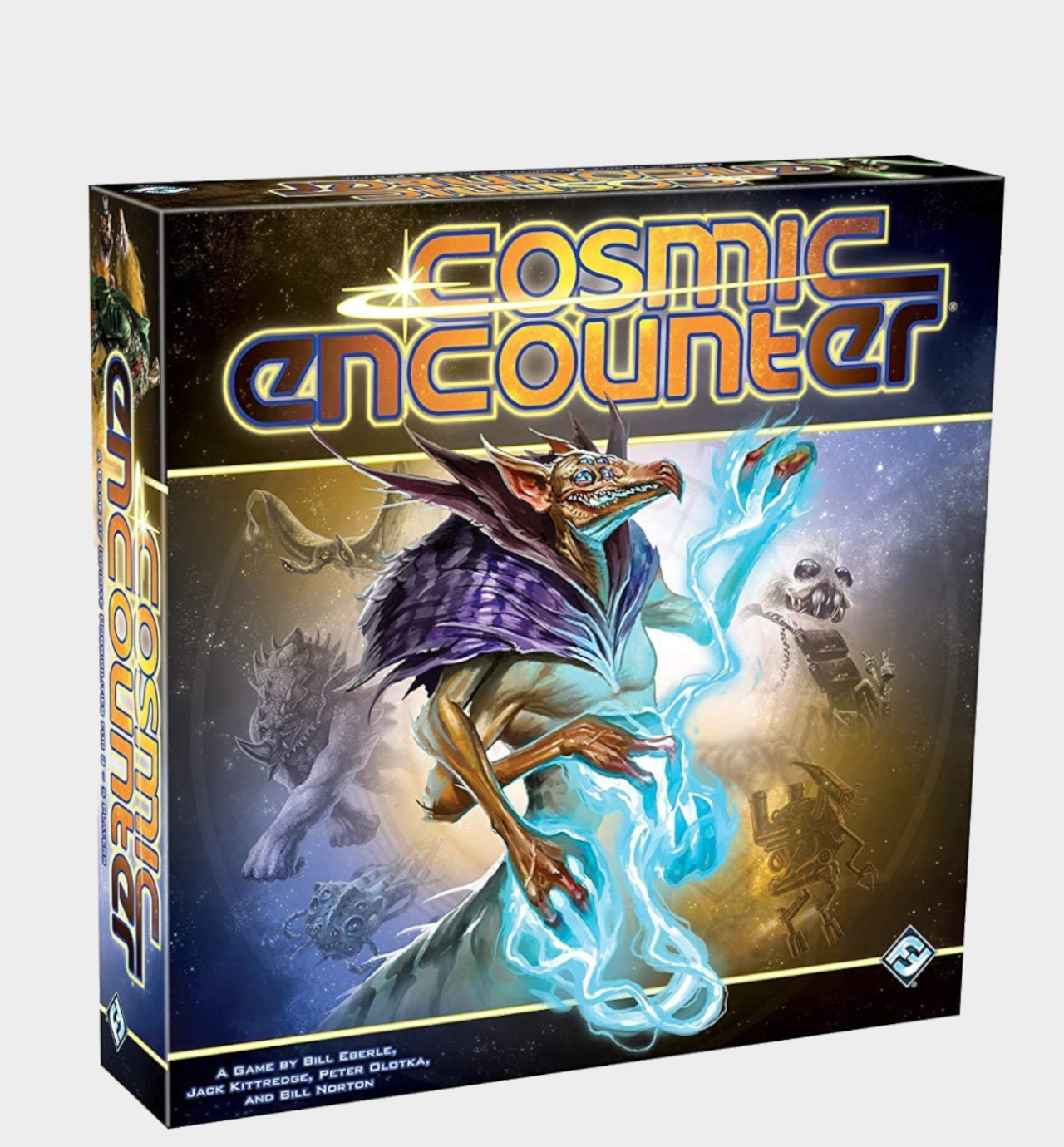 Cosmic Encounter box on a plain background