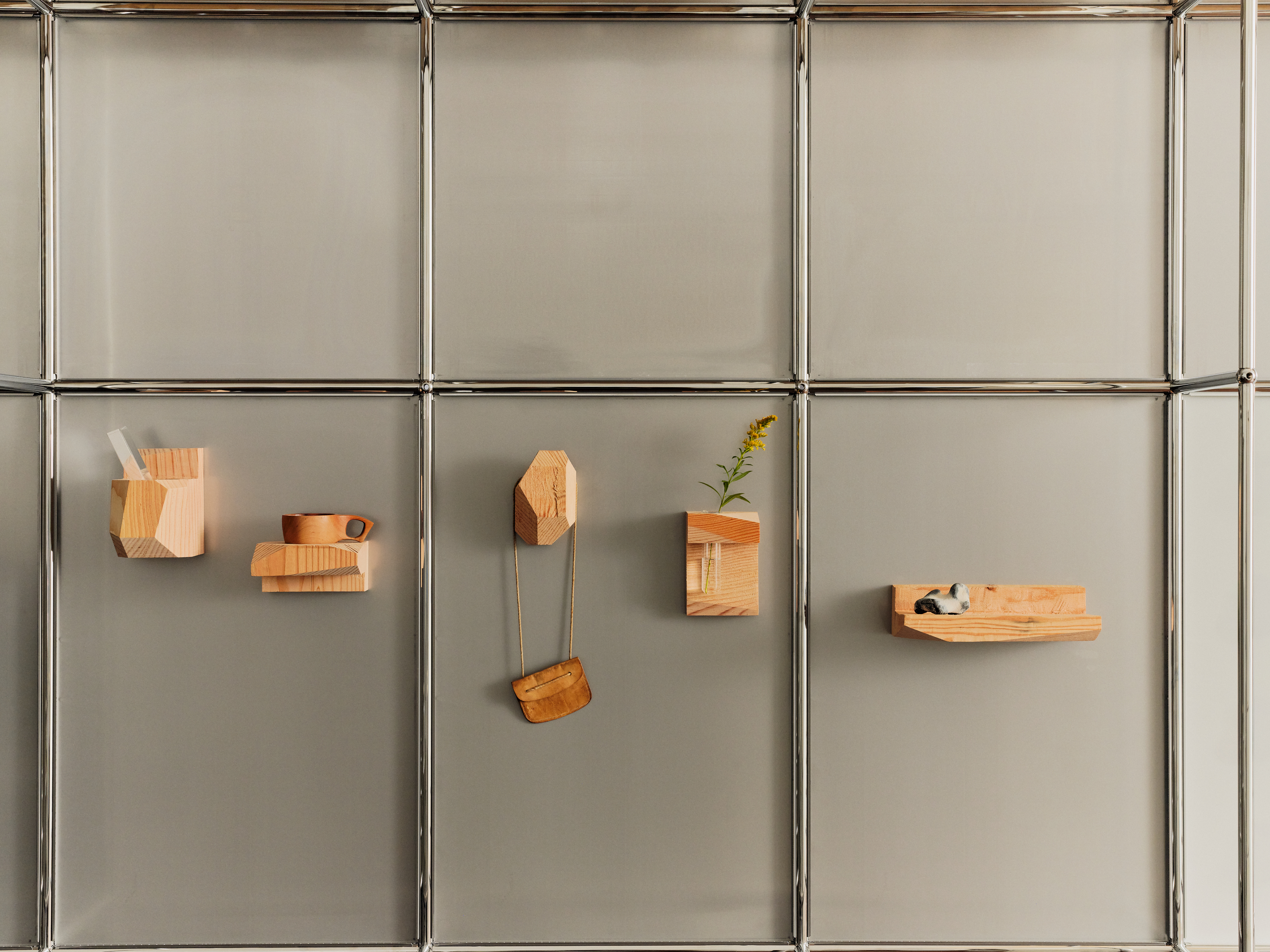 usm modular furniture and loveisenough installation in new york