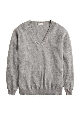 Cashmere Relaxed V-Neck Sweater