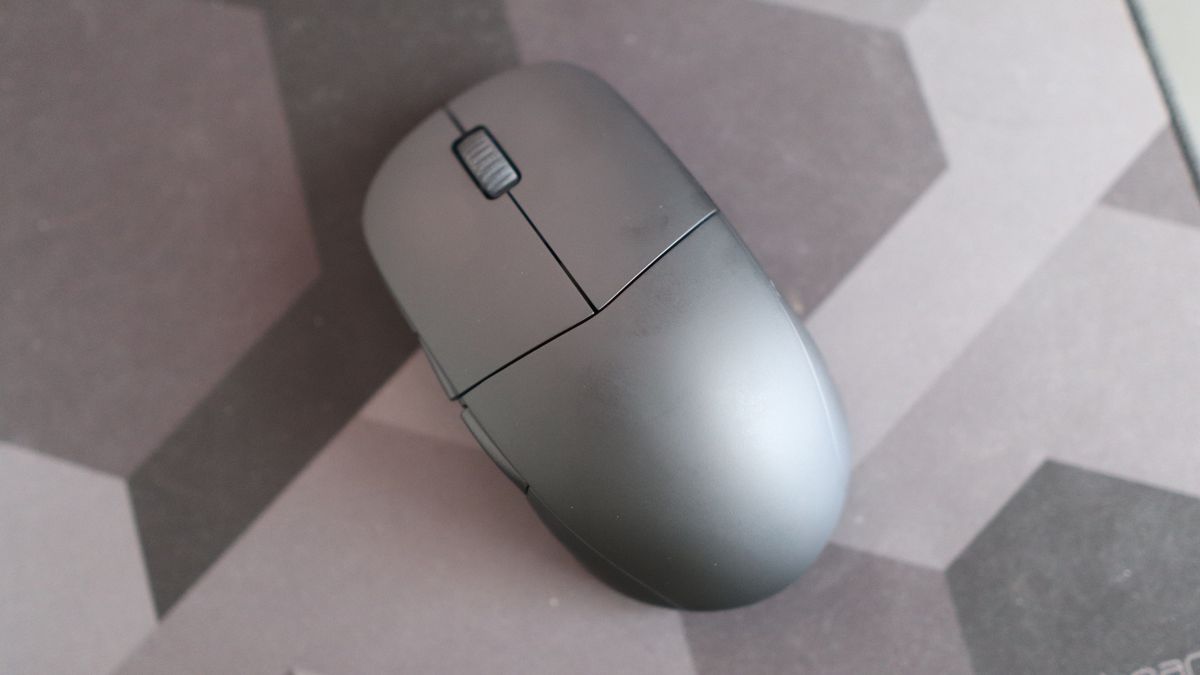 Endgame Gear XM2w 4K gaming mouse on a mouse pad.