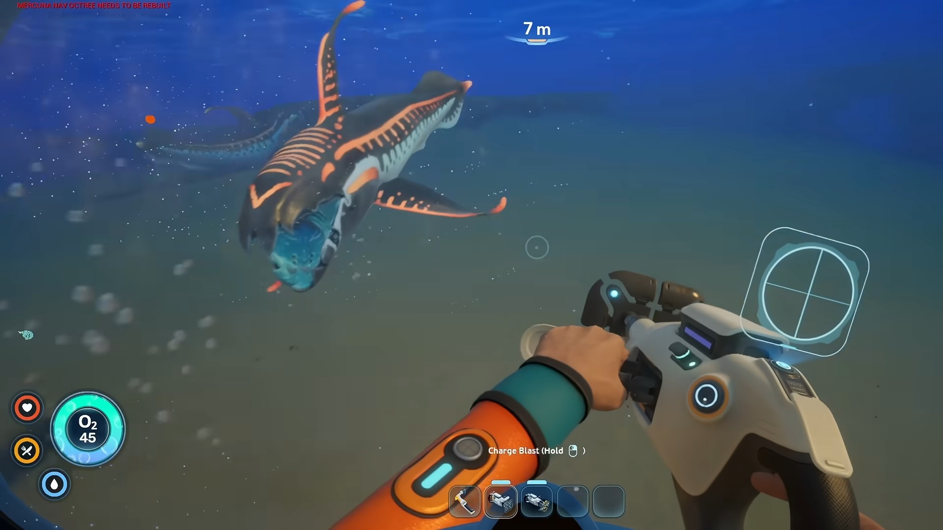 Subnautica 2 sonic resonator stunning behaviour for attacking creatures in Adaptive Measures update