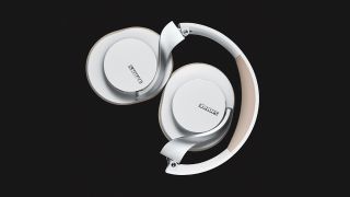 the shure aonic 40 noise-cancelling headphones in white