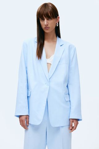 H&M Linen-blend blazer