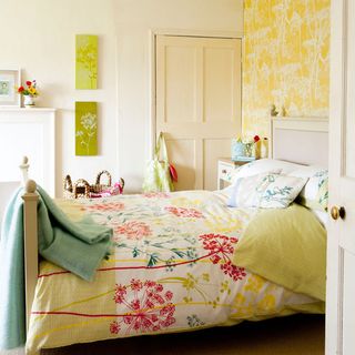 bright and cheerful bedroom
