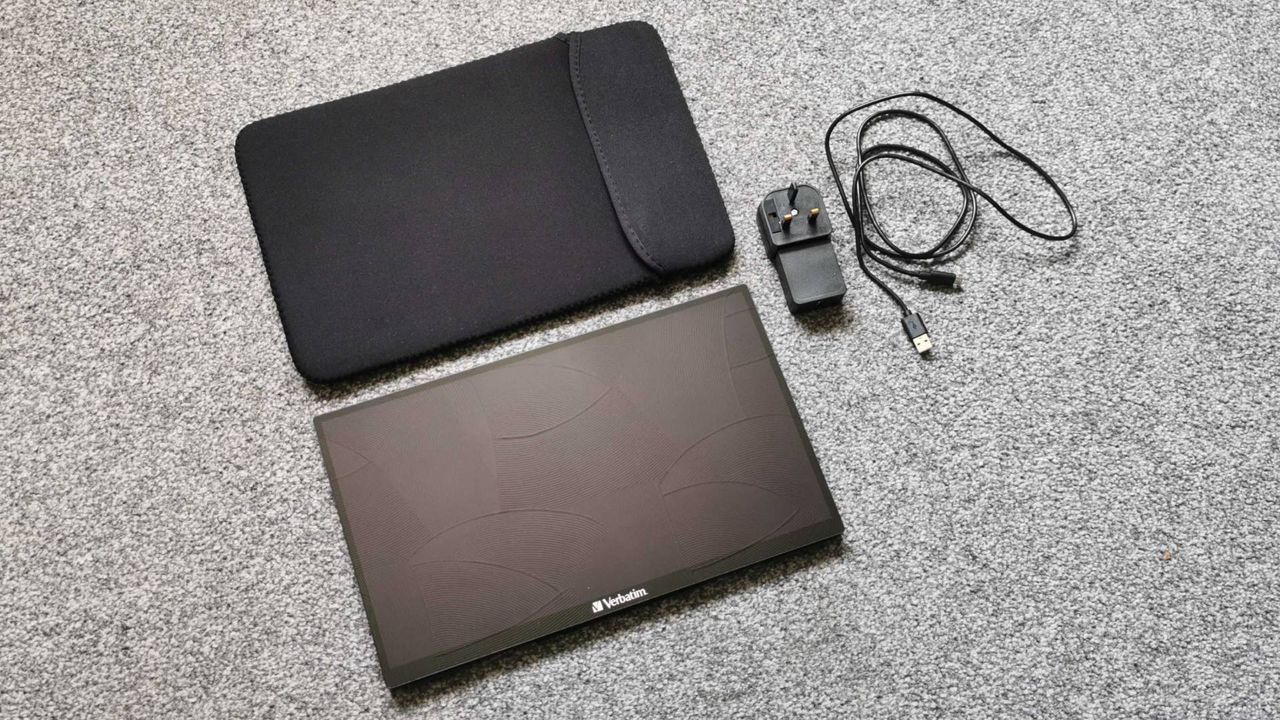 verbatim portable touchscreen monitor