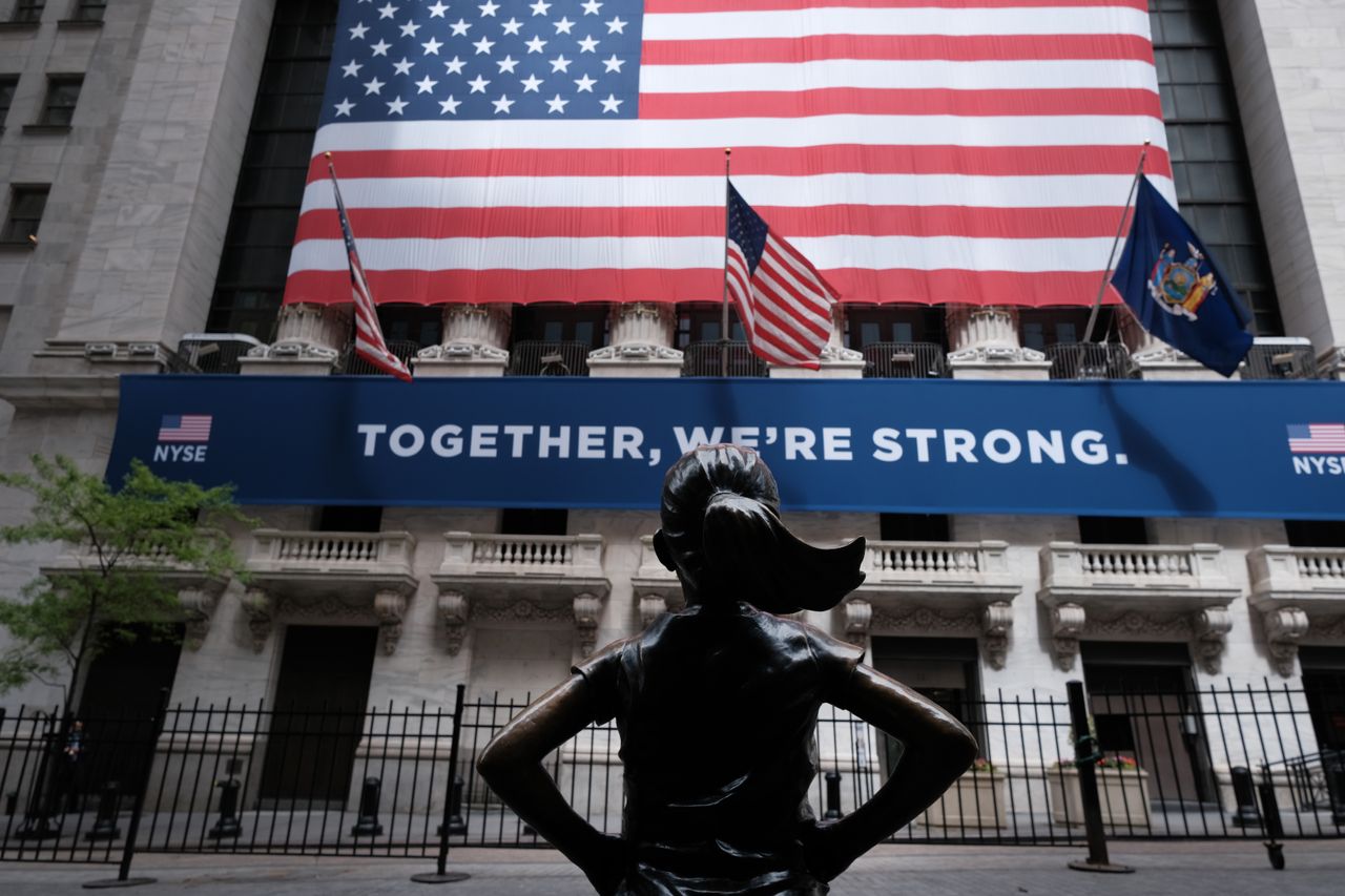 The New York Stock Exchange reopens