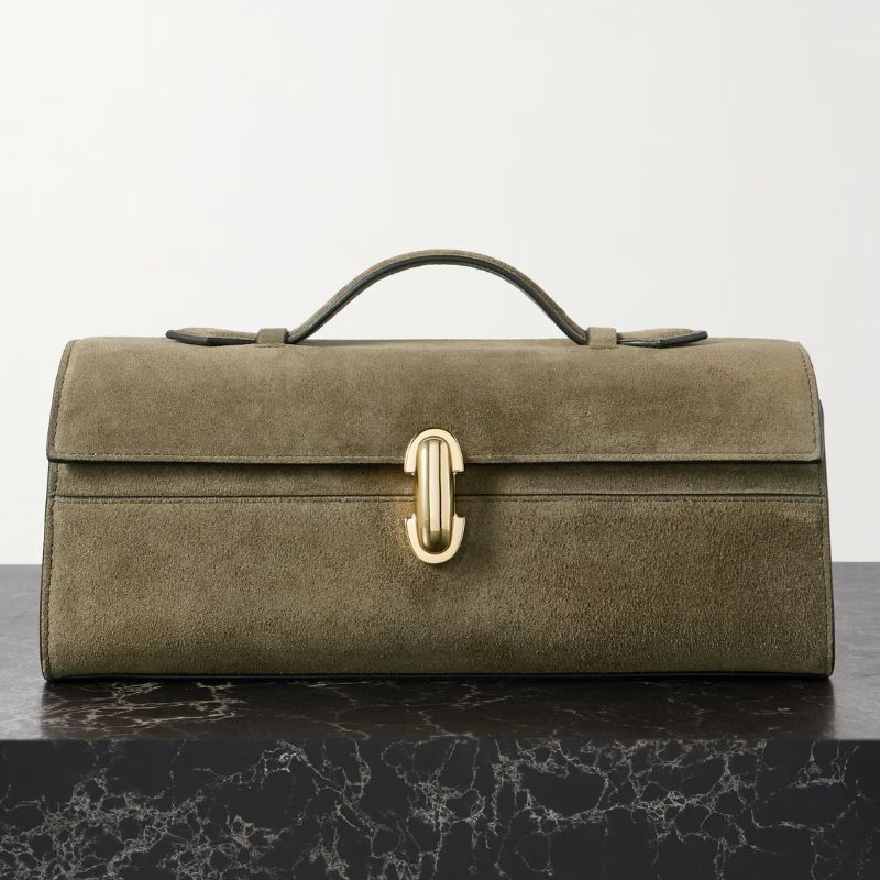 Image of suede bag