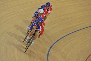 The GB women's team get some valuable track time