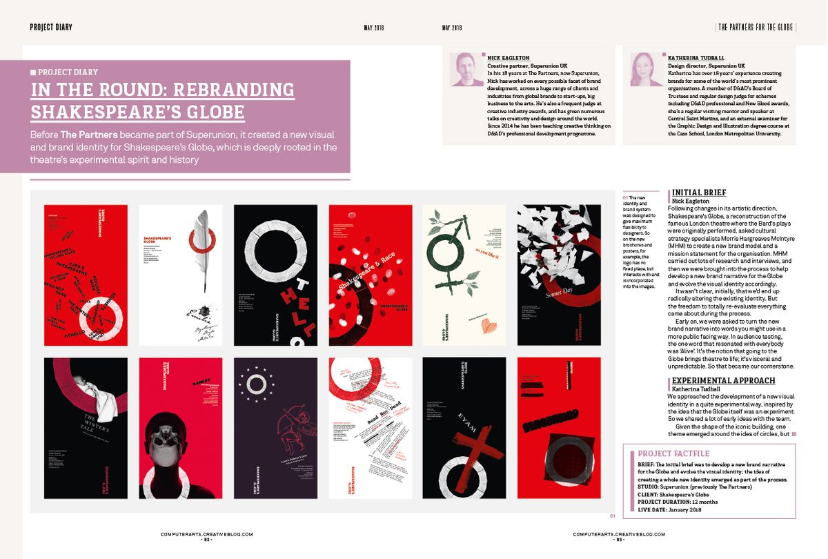 How the new identity for Shakespeare's Globe was made