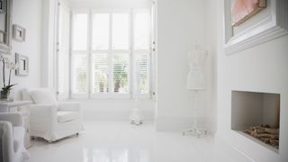 A white room